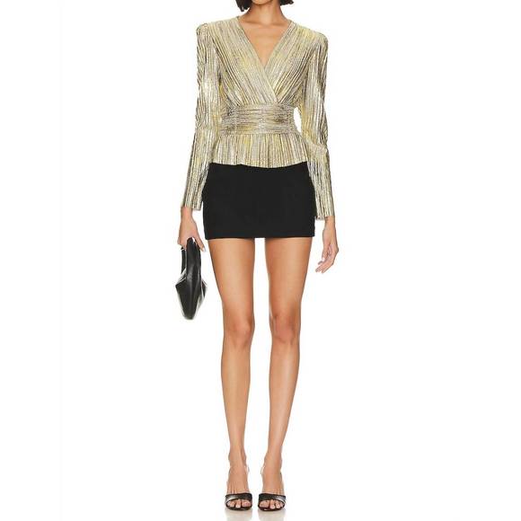 NEW STEVE MADDEN azura top in gold - Picture 3 of 5